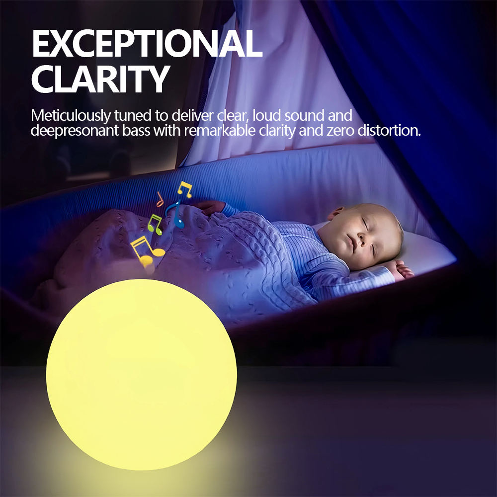 Modern Hotel Coffee Shop Atmosphere Table Lamps Illuminated for Bluetooth Sound Function with Remote Control Plastic Body