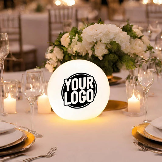 Customized Glow Light Orb - Event/Retail Brand Logo/Trade Show Display Glowing Sphere - Color Changing - Indoor/Outdoor Ball with Remote