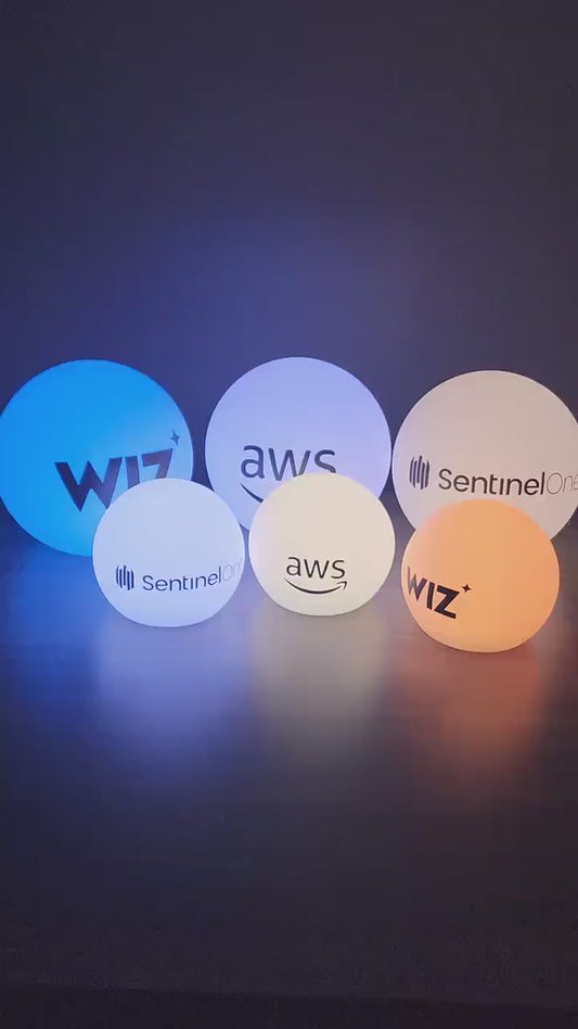 Customized Glow Light Orb - Event/Retail Brand Logo/Trade Show Display Glowing Sphere - Color Changing - Indoor/Outdoor Ball with Remote